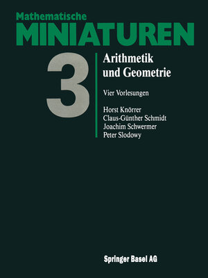 cover image of Arithmetik und Geometrie